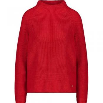 Monari Damen Rollkragenpullover Rot Größe 42