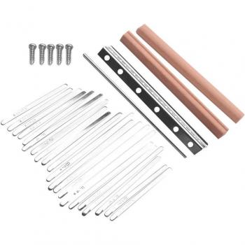 20 Schlüssel Kalimba DIY Kit mit Brücke und Schrauben