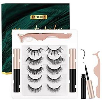 3D Natural Look Magnetic False Lashes with Applicator