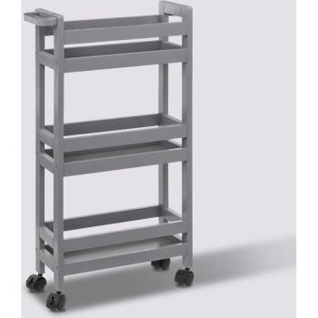 Carrello grigio cemento su ruote 3p