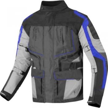 Giacca moto Berik Safari 3in1 impermeabile Nero Blu 58