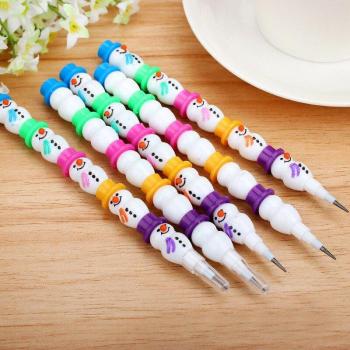 5-Section Snowman Pencils