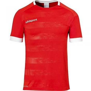 Men's 2XL Uhlsport Division II Short Sleeve Red-White T-Shirt