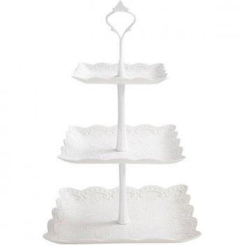 Elegant 3-Tier Pastry Holder for Weddings and Events