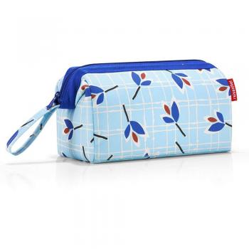 Travelcosmetic Reisetool Reisenthel 26 cm – Blauer “Leaves” Etui