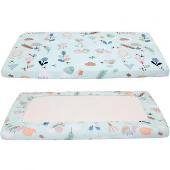Draps de lit en microtissu pour bébé fille et garçon