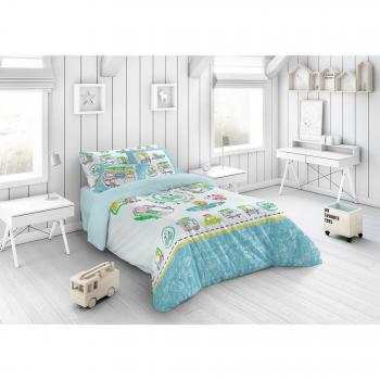 Wellindal 2‑Parte Copripiumino Cars Surf 150×220 cm, 45×110 cm