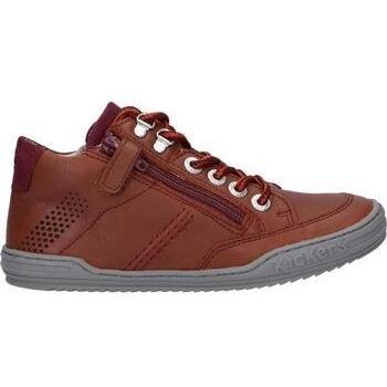 Sapatos KICKERS 830100 JOULA 91 Marrom Bordeaux para Meninos