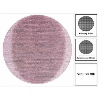 Mirka Abranet Disques abrasifs filet Ø 225 mm Grain P150
