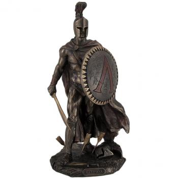 Spartan King Leonidas Bronze Figure – Sword & Shield Edition