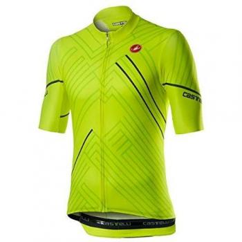 Castelli Passo Yellow Short Sleeve Jersey