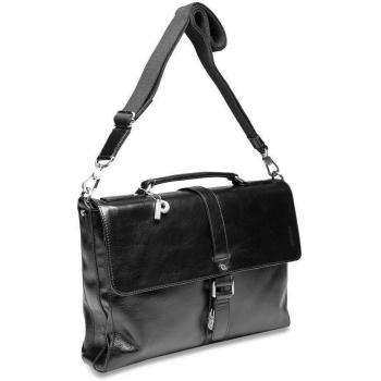 Picard Buddy 38 cm Briefcase in Black Leather