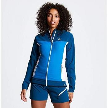 Dare 2b DWL425 B6714L Duplicity – Reißverschluss‑Softshell‑Jacke, wetterfest, Marokkanisches Blau/Petrol, EU‑Größe 42