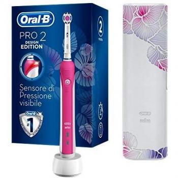Oral-B Pro 2 2500 CrossAction Spazzolino Elettrico con Design Special Edition e 1 Testina