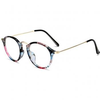 Monture de lunettes Seemfly Vintage Unisexe avec Lentilles Claires