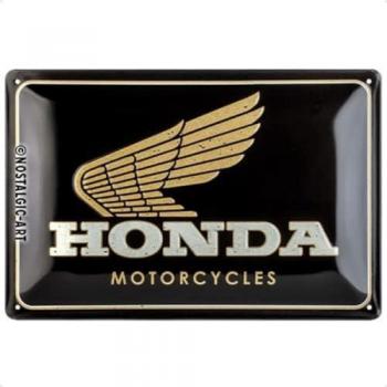 Mosaïque Métallique 30×20 cm – Honda MC & Motocycle Gold