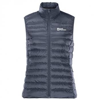 Damen Daunenweste JACK WOLFSKIN PACK & GO DOWN VEST W, Größe S, blau