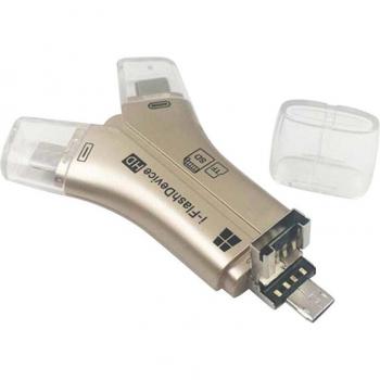 4-in-1 SD Card Reader for All Devices