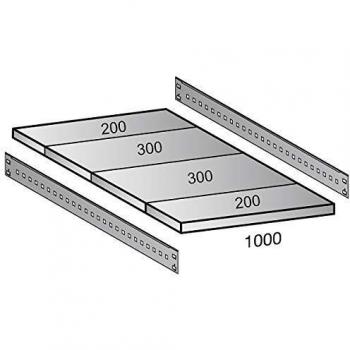 Fachboden für CLEANA Steckregal, 1000 mm Breite