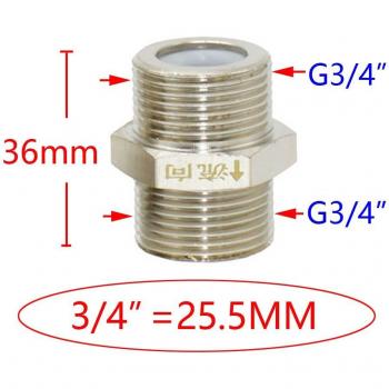 Conector de Agua de Latón con Válvula de Retención