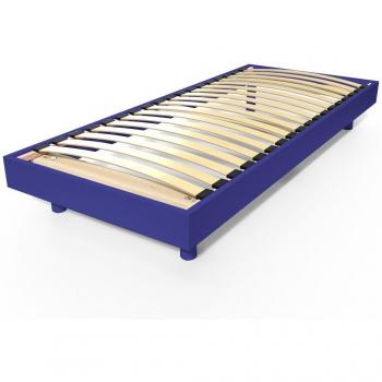 Modello ABC Meubles: Base a Doghe 90x200 Blu Scuro (1 Posto)