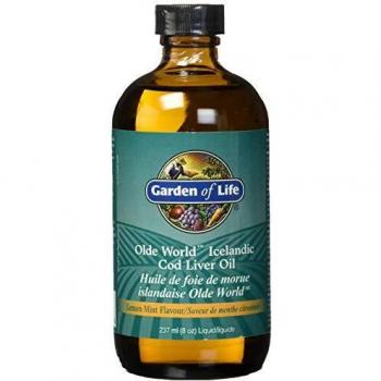 Aceite Natural de Bacalao con Toque de Menta y Limón – 236 ml