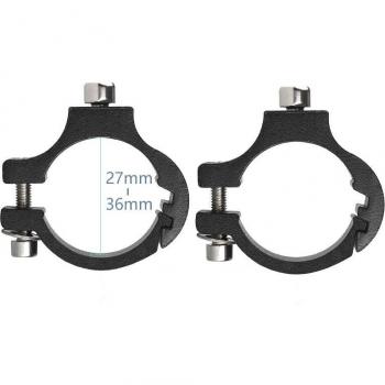Externes 30W Motorrad LED Scheinwerfersystem, einstellbares 6000-65000K Weißlicht, passend für DC12V-80V, mit Halterung