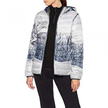 Mehrfarbige Umkehrjacke CMP für Damen – Grau/Blau/Weiß, 34