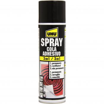UHU Adhesivo en Spray 3 en 1, Capacidad de 500ML