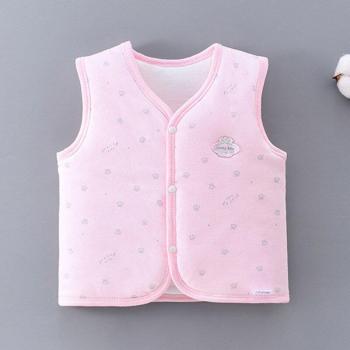 Chaleco sin mangas para niñas, 3-18 meses, invierno