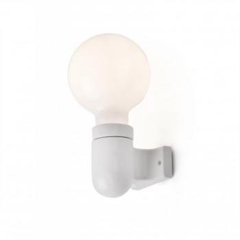 Aplique Luminoso Cerámica Faro Barcelona Sera 62302 Blanco Brillo