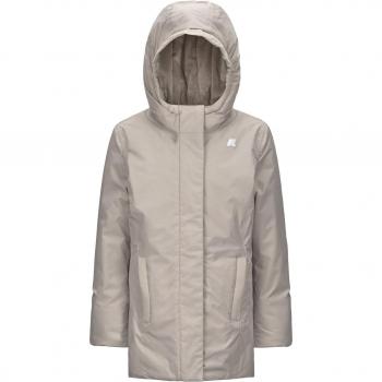 Soft Touch Giubbino K‑Way P. Denise Bambina in Nylon Grigio