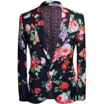 Chaqueta Floral Slim Fit para Hombre