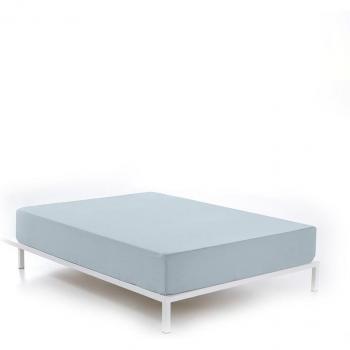 Sábana Bajera Combi Azul Celeste 200 cm