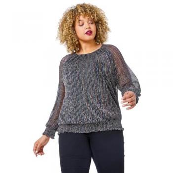 UK 30-32 Curve Shimmer Top