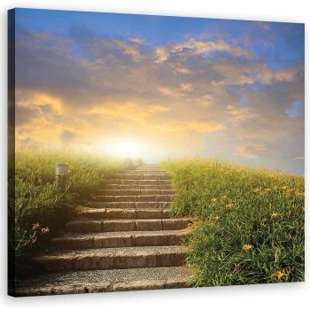 Stampa canvas Fiori di Prateria 30x30 Giallo