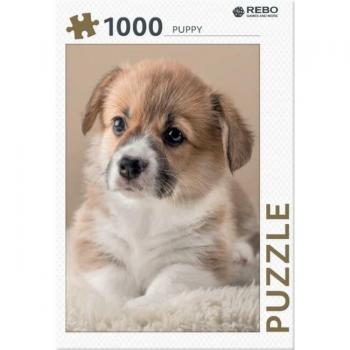 Juguete de Puzzle 1000 Piezas – Perro en Beige, 66x47 cm