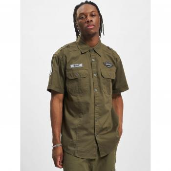 Vintage Olive Short Sleeve Shirt by Brandit in 5XL