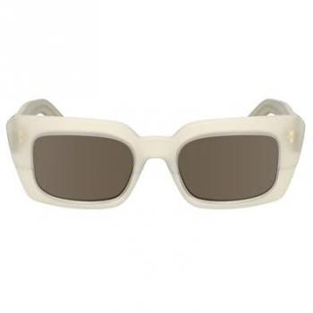 Calvin Klein 24512S Women's Chalk Sunglasses White 9/CAT2