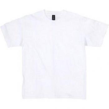 Gildan Kids Midweight T-shirt 9-11 Jaar Wit