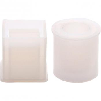 DIY Silicone Cube and Cylinder Plant Pot Molds