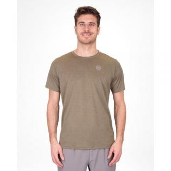 Top Homme Bidi Badu Crew en Deux Tons – Vert Olivâtre