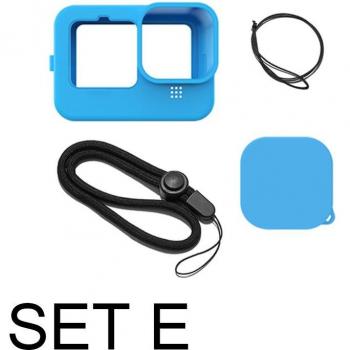 GoPro Hero 9/10 Accessories: Silicone Case and Tempered Glass Protector