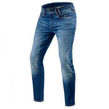 Jean Moto Rev'It! Carlin SK Bleu Moyen Délavé 36/34