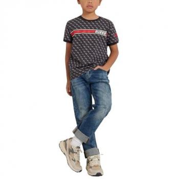 Classic Guess T‑shirt Nero Regular Fit