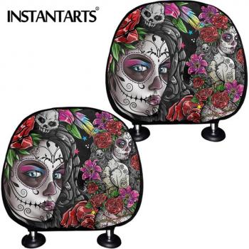 CocoRápido: Reposacabezas Transpirable Día de Muertos
