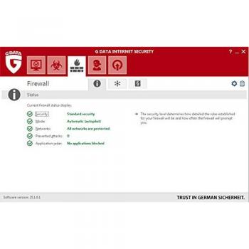 G Data Jubiläumssicherheit: Internet Security 3 PC‑Pack (1 Jahr)