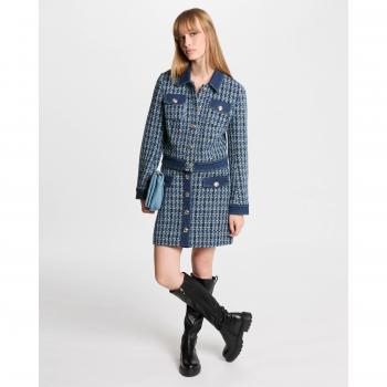 Jupe en tweed courte et colorée