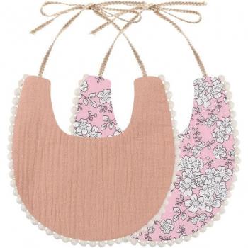 Floral Print Baby Bandana Bib