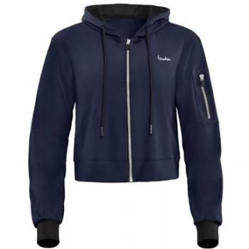 J009C Giacca Sportiva Winshape (Antracite – Nero – Bianco)